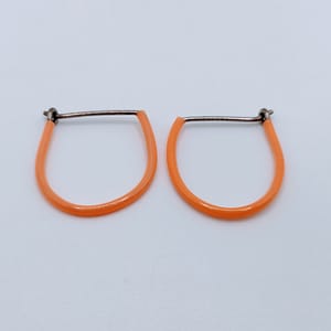 Titan Ohrringe Orange