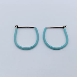 Titan Ohrringe Baby Blau